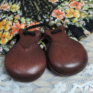 Beginner wood castanets