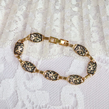 damascene link bracelet