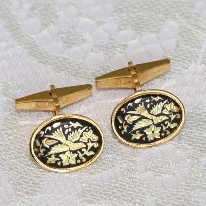 oval cufflinks