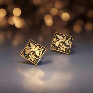 damasquino post earrings