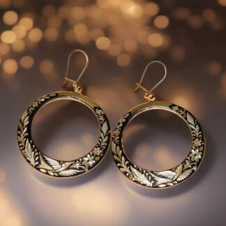 Damascene Wire Hoops DG-222014