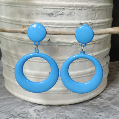 plastic Flamenco Earrings