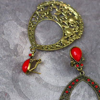 Dangle flamenco earrings clasp