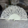 lace wedding fan