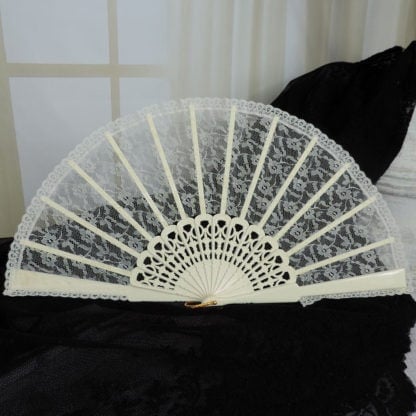 Lace hand fans