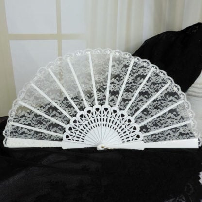 Lace hand fans