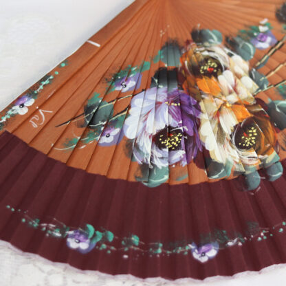 hand painted collector fan