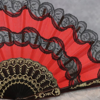 elegant Spanish hand fans