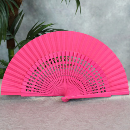 Solid color Spanish fan