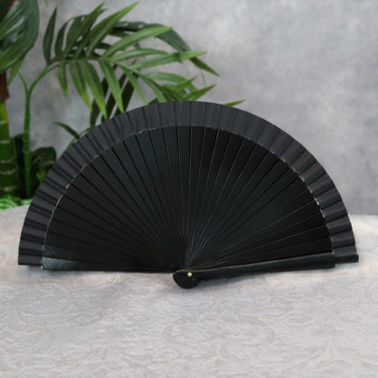 small wood fan
