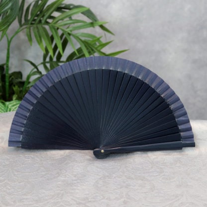 small wood fan