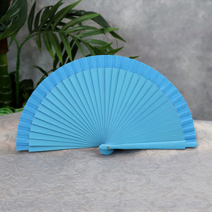 small wood fan