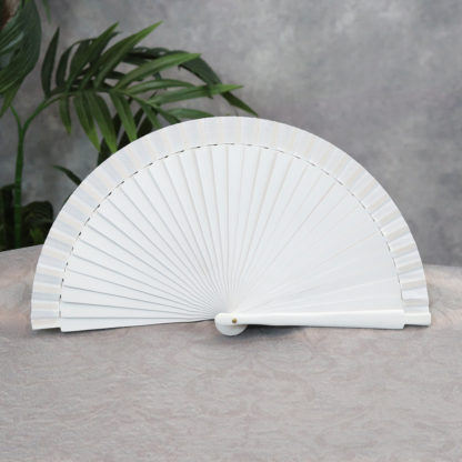 small wood fan