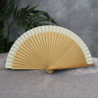 small wood fan