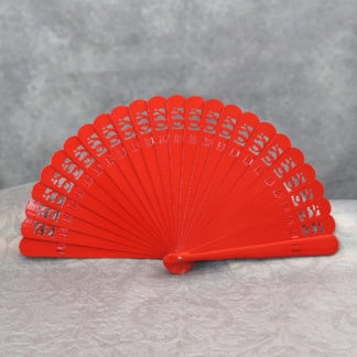 solid color wood fans