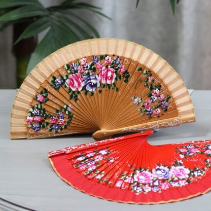 Small painted fan