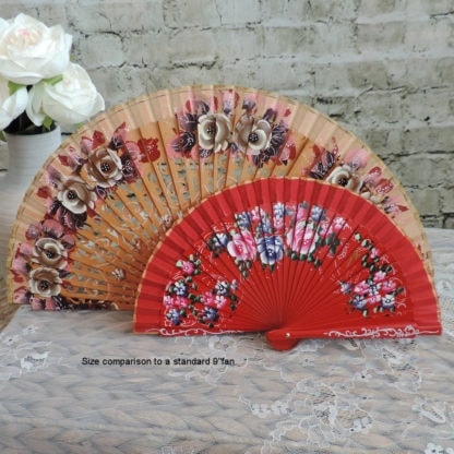 Small painted fan