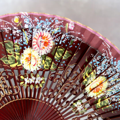 hand painted spanish fan