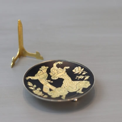 mini damascene plate