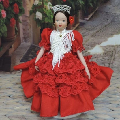 small spanish porcelain doll