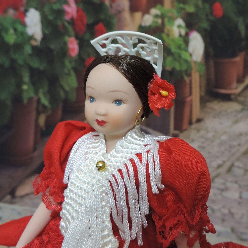 Spanish Porcelain Doll M-7517