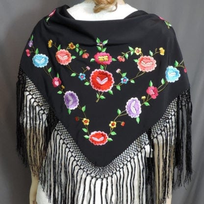 poly knit shawl