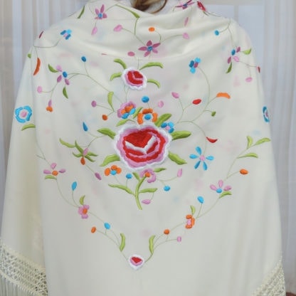 traditional Spanish manton shawl