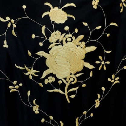 embroidered manton shawl