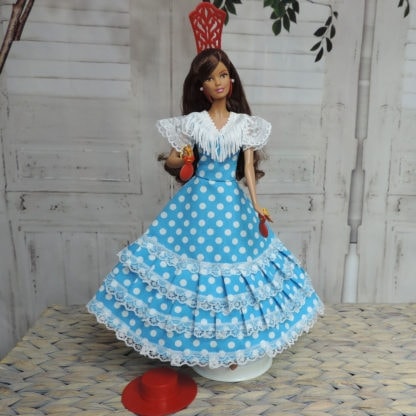 barbie doll flamenco dress