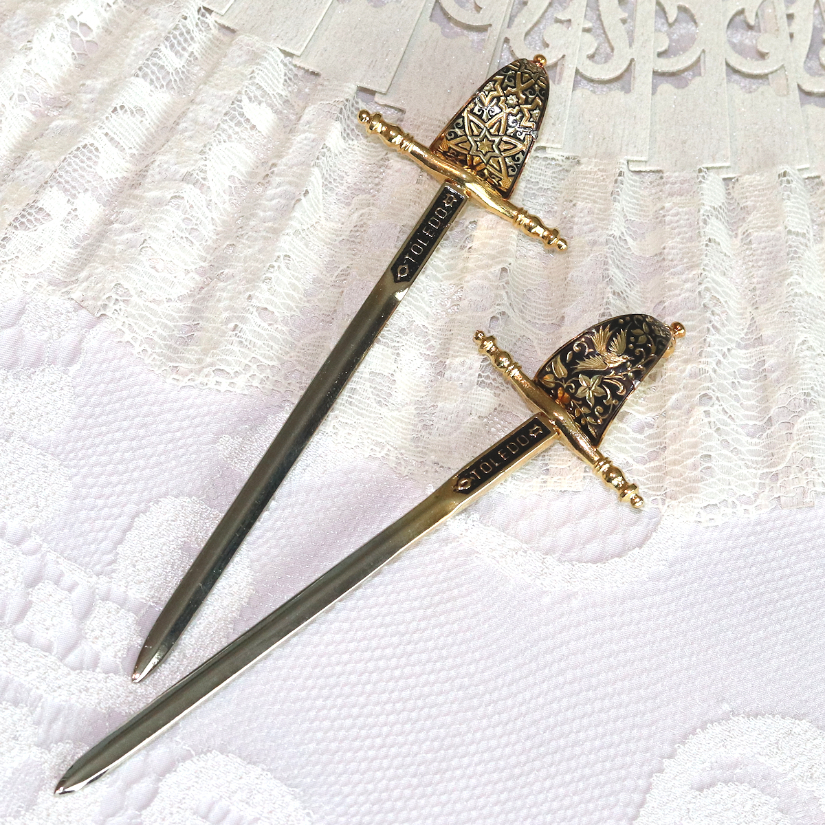 Damascene Letter Opener  Hand Crafted in Toledo Spain