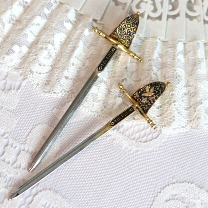 damascene letter opener